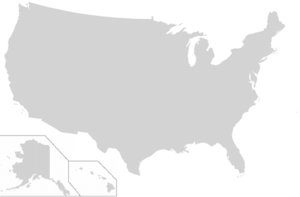 US map V18D13 